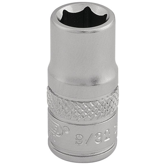 Draper Expert Imperial Socket, 1/4" Sq. Dr., 9/32"