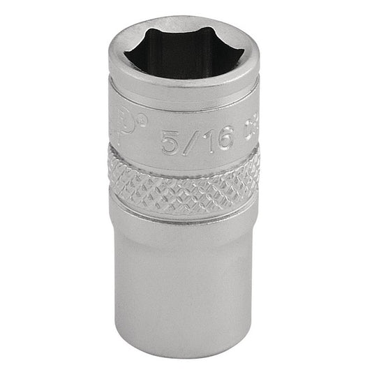 Draper Expert Imperial Socket, 1/4" Sq. Dr., 5/16"