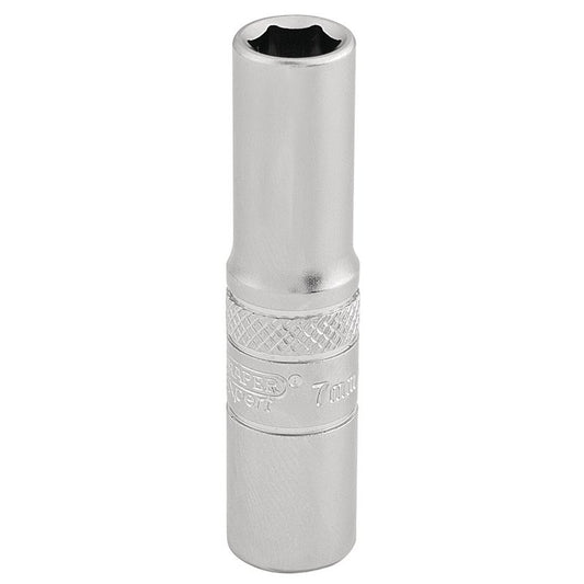 Draper Expert 6 Point Deep Socket, 1/4" Sq. Dr., 7mm