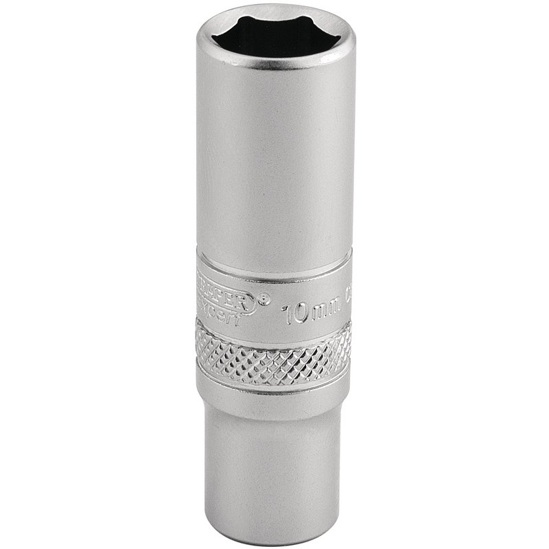 Draper Expert 6 Point Deep Socket, 1/4" Sq. Dr., 10mm