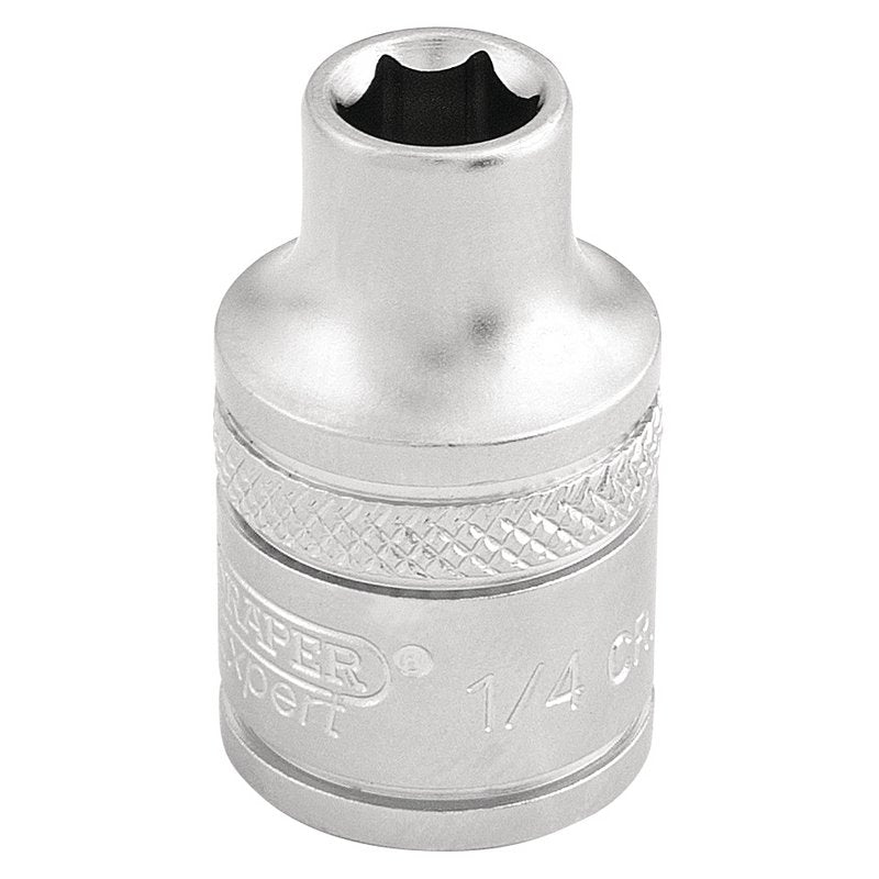 Draper Expert 6 Point Imperial Socket, 3/8" Sq. Dr., 1/4"
