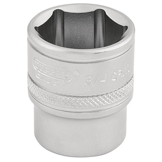 Draper Expert 6 Point Imperial Socket, 3/8" Sq. Dr., 3/4"