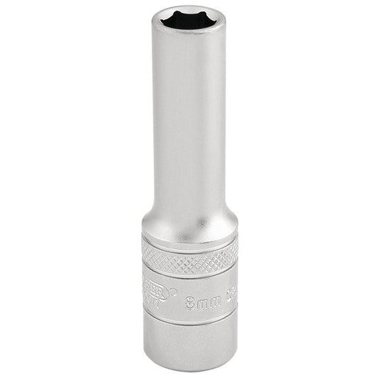 Draper Expert 6 Point Metric Deep Socket, 3/8" Sq. Dr., 8mm