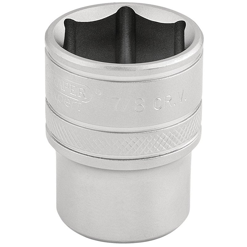Draper Expert 6 Point Imperial Socket, 1/2" Sq. Dr., 7/8"