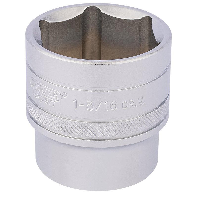 Draper Expert 6 Point Imperial Socket, 1/2" Sq. Dr., 1 5/16"