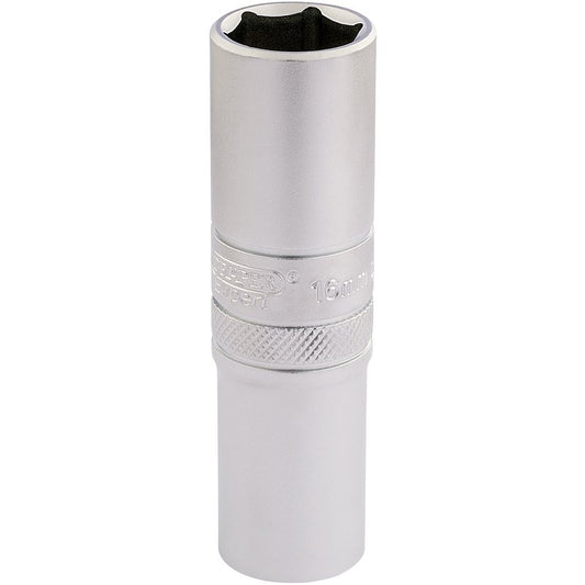 Draper Expert 6 Point Metric Deep Socket, 1/2" Sq. Dr., 16mm