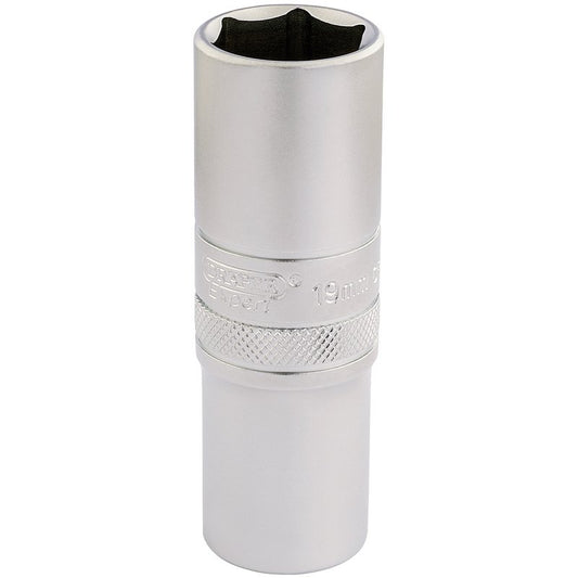 Draper Expert 6 Point Metric Deep Socket, 1/2" Sq. Dr., 19mm