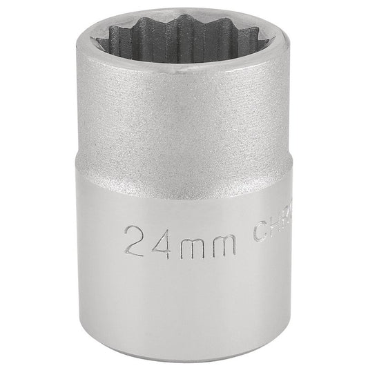 Draper Expert 12 Point Socket, 3/4" Sq. Dr., 24mm