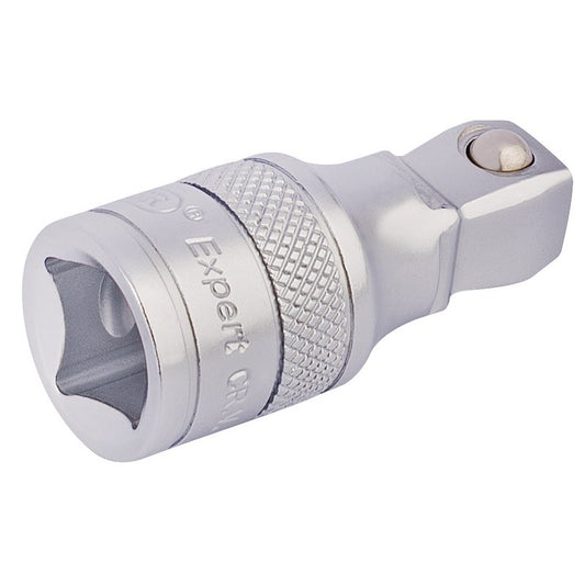 Draper Expert Satin Chrome Wobble Extension Bar, 1/2" Sq. Dr., 50mm