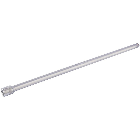 Draper Expert Satin Chrome Wobble Extension Bar, 1/2" Sq. Dr., 500mm