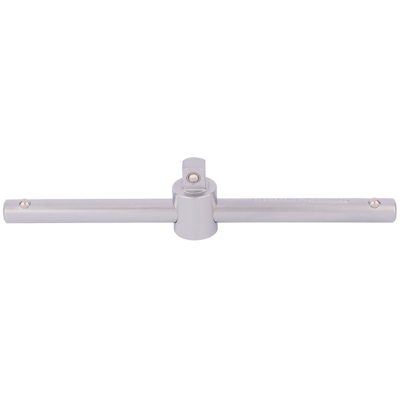 Draper Expert Satin Chrome Sliding T Bar, 3/8" Sq. Dr.