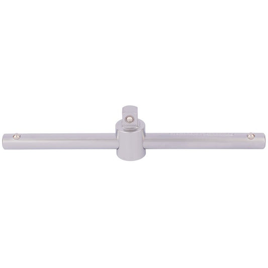 Draper Expert Satin Chrome Sliding T Bar, 3/8" Sq. Dr.