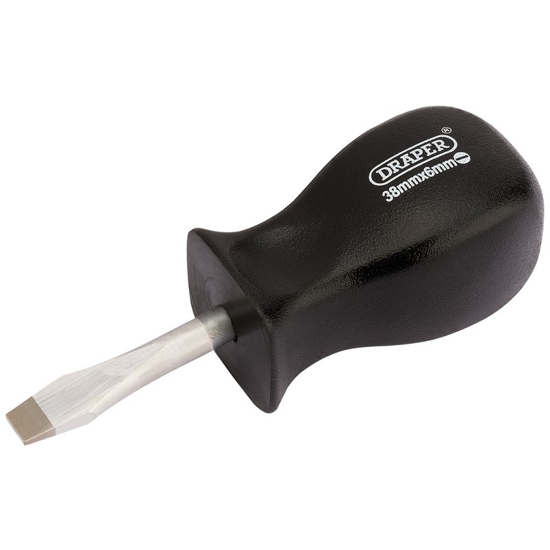 Draper Expert Plain Slot Mechanics Screwdriver, 6 x 38mm