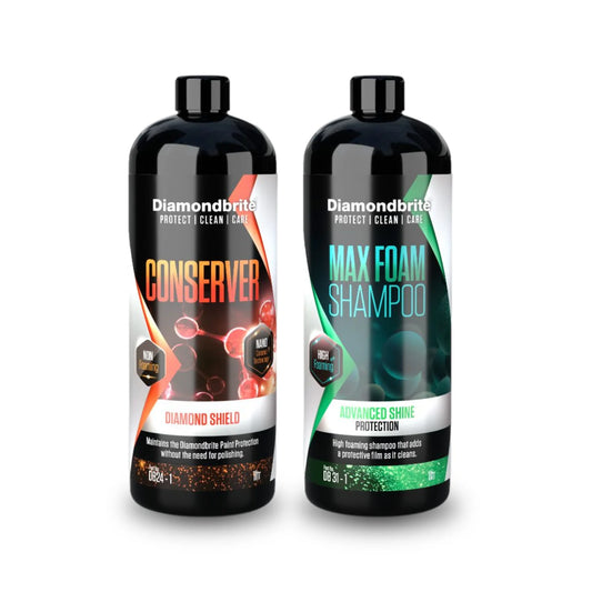 Special Saver Bundle - 1 Litre Bottle of Max Foam Shampoo & Conserver