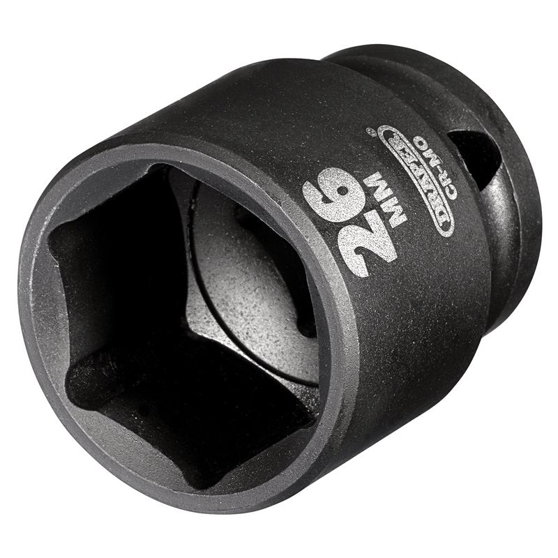Draper Hi-TORQ® Impact Socket, 1/2" Sq. Dr., 26mm