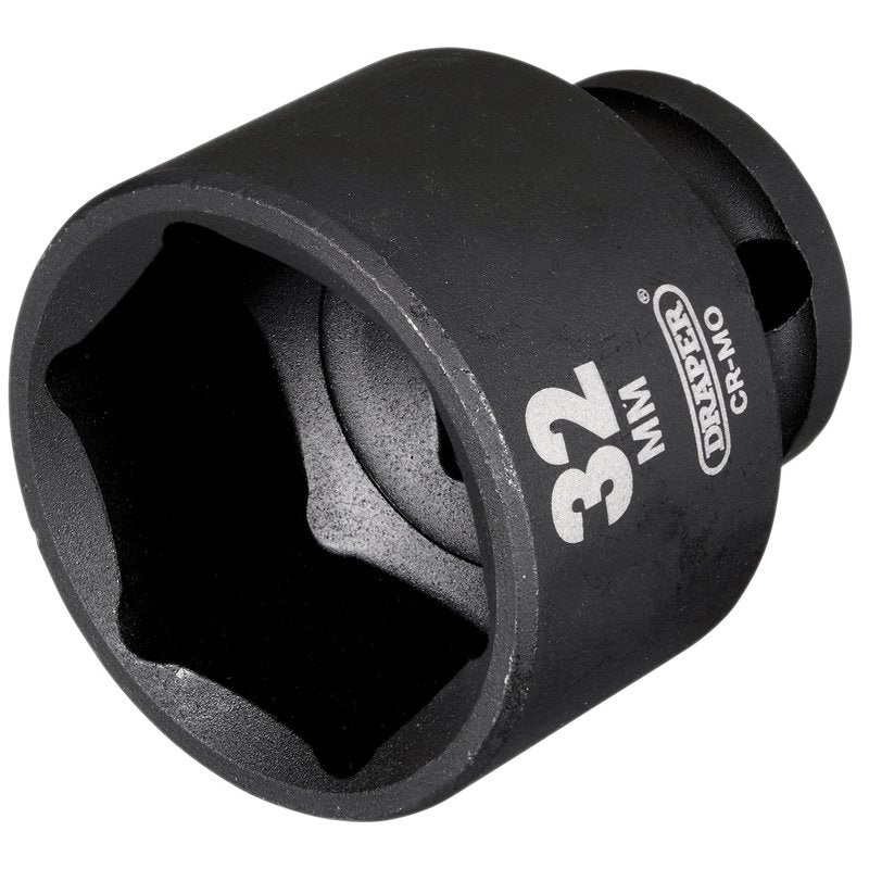 Draper Hi-TORQ® Impact Socket, 1/2" Sq. Dr., 32mm