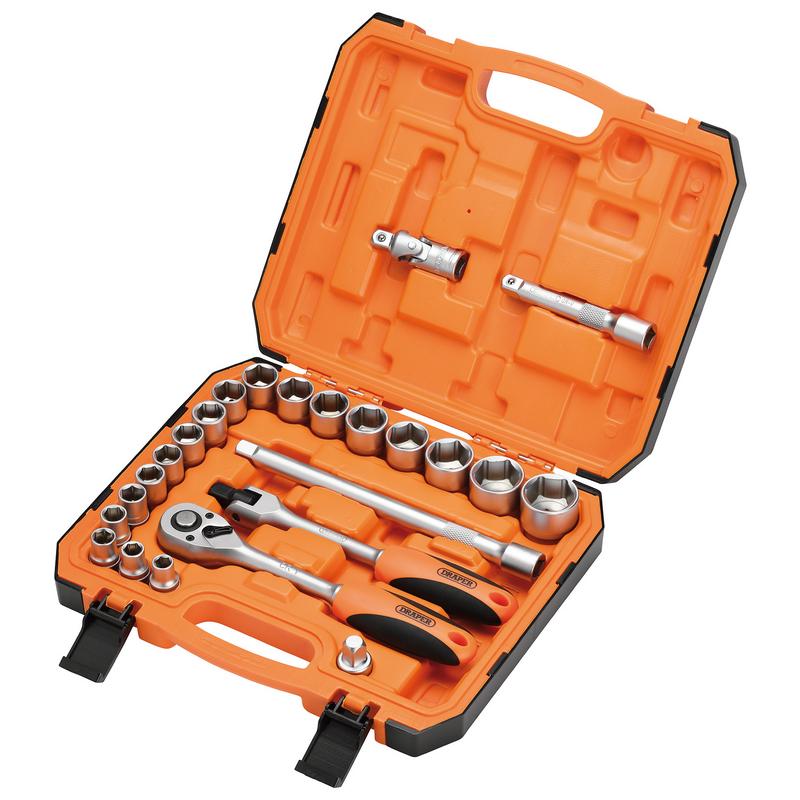 HI-TORQ® 6 Point Socket Set, 1/2" (24 Piece)