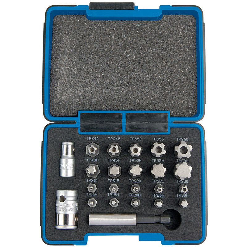 Draper Expert TX-STAR® 1/4, Plus Bit Set, 3/8" Sq. Dr. (23 Piece)