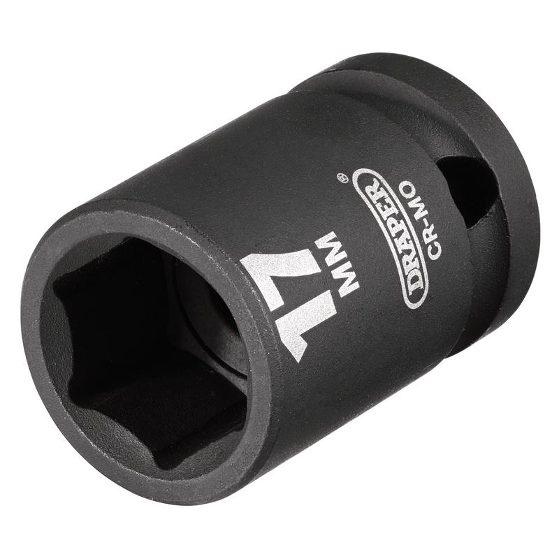 Draper HI-TORQ® Impact Socket, 1/2" Sq. Dr., 17mm