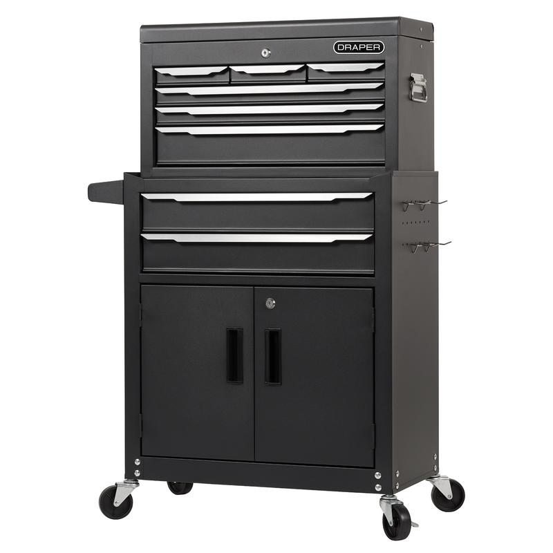 Combined Roller Cabinet and Tool Chest, 8 Drawer, 24"