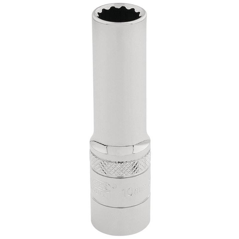 Draper Expert HI-TORQ® 12 Point Deep Socket, 3/8" Sq. Dr., 10mm