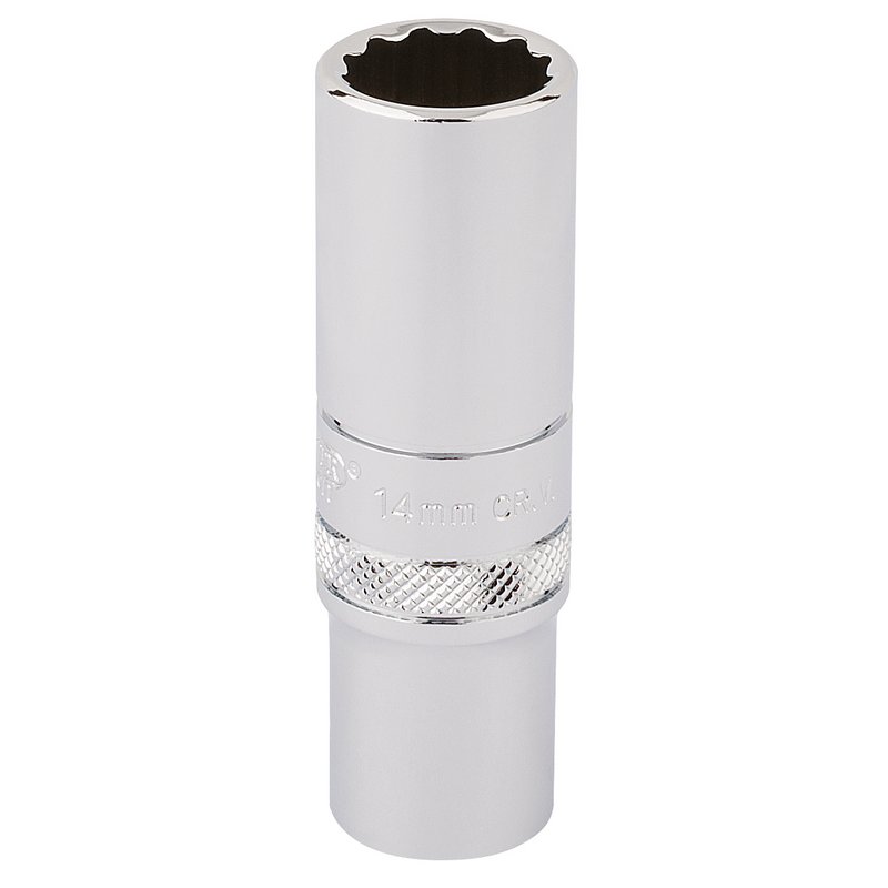 Draper Expert HI-TORQ® 12 Point Deep Socket, 3/8" Sq. Dr., 14mm