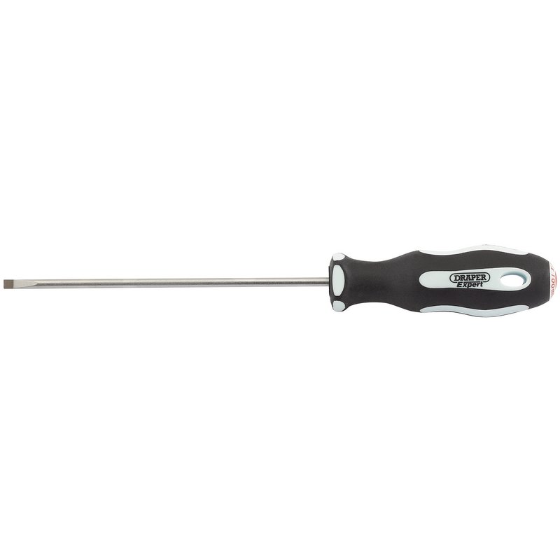 Draper Expert Plain Slot Soft Grip Parallel Tip Screwdriver, 3 x 100mm