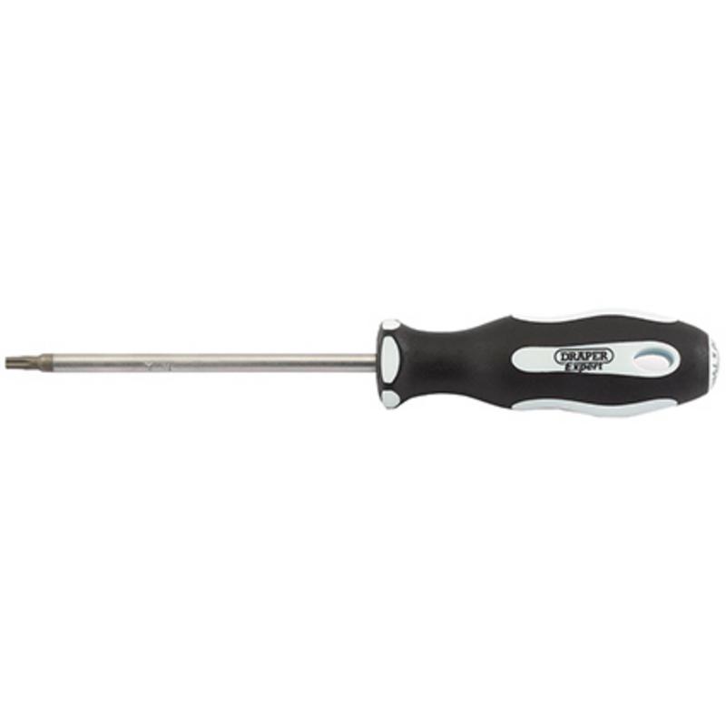 Draper Expert TX-STAR® Security Soft Grip Screwdriver, T10T x 75mm