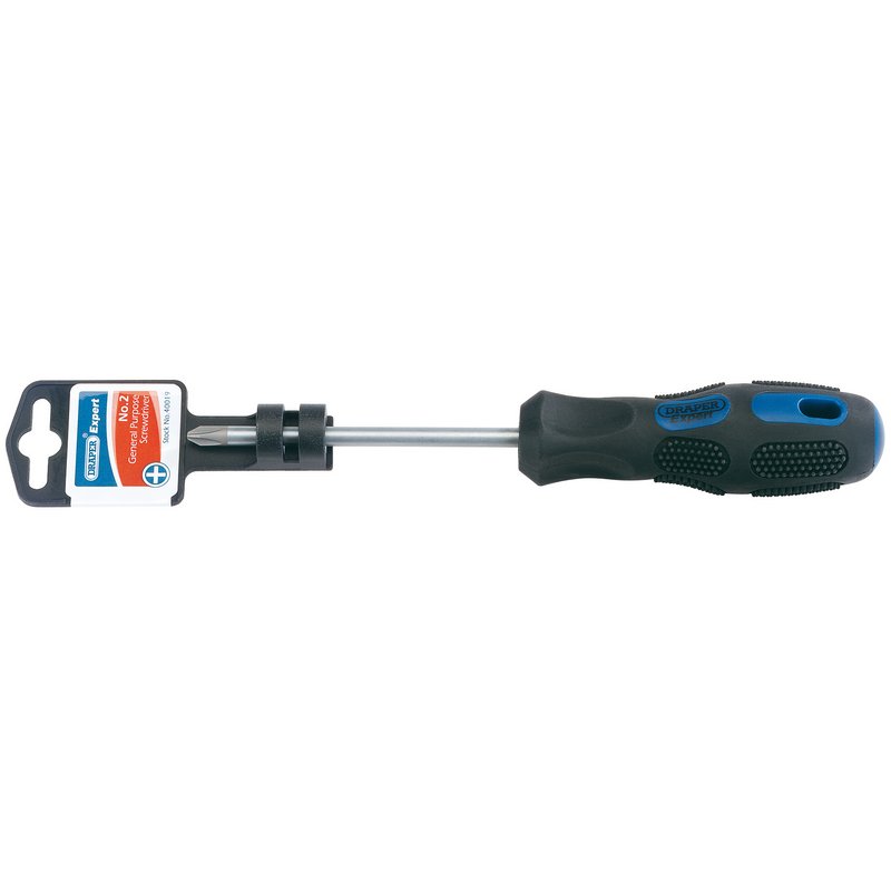 Draper Expert Cross Slot Screwdriver, No.2 x 100mm
