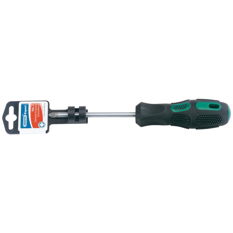 Draper Expert PZ Type General Purpose Screwdriver, No.2 x 100mm