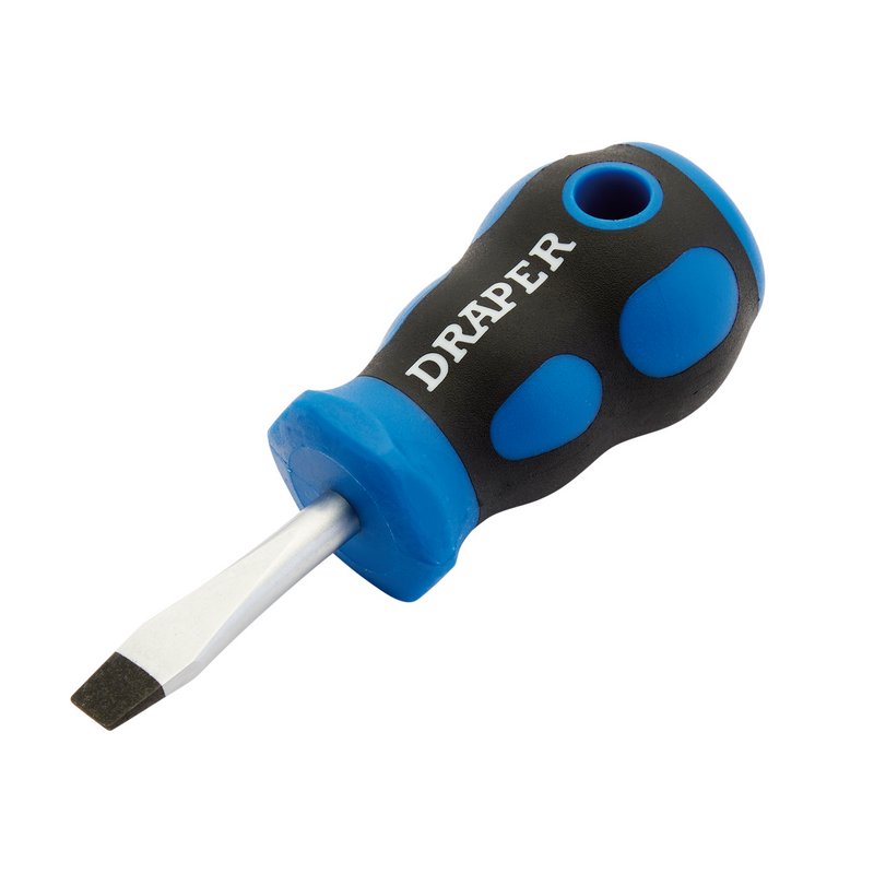 Soft Grip Plain Slot Screwdriver, 6 x 38mm