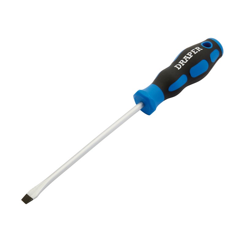 Soft Grip Plain Slot Screwdriver, 6 x 150mm