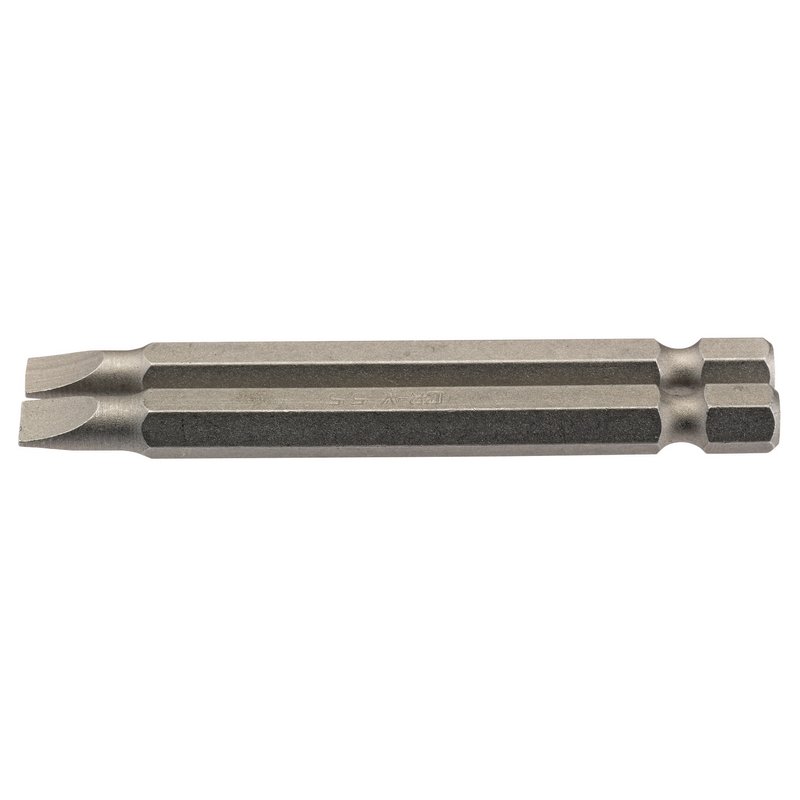 Plain Slot Insert Bit, 5.5mm, 1/4" Hex, 75mm Long (Pack of 2)