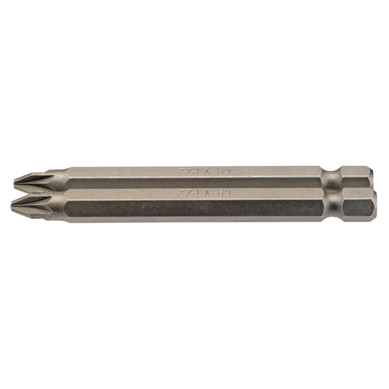 PZ Type Insert Bit, 1/4" Hex, 75mm Long, No.2 (Pack of 2)