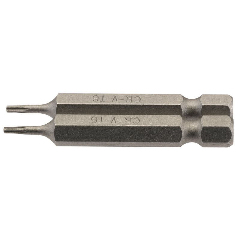 Draper TX-STAR® Insert Bit, 1/4" Hex, 50mm Long, T6 (Pack of 2)