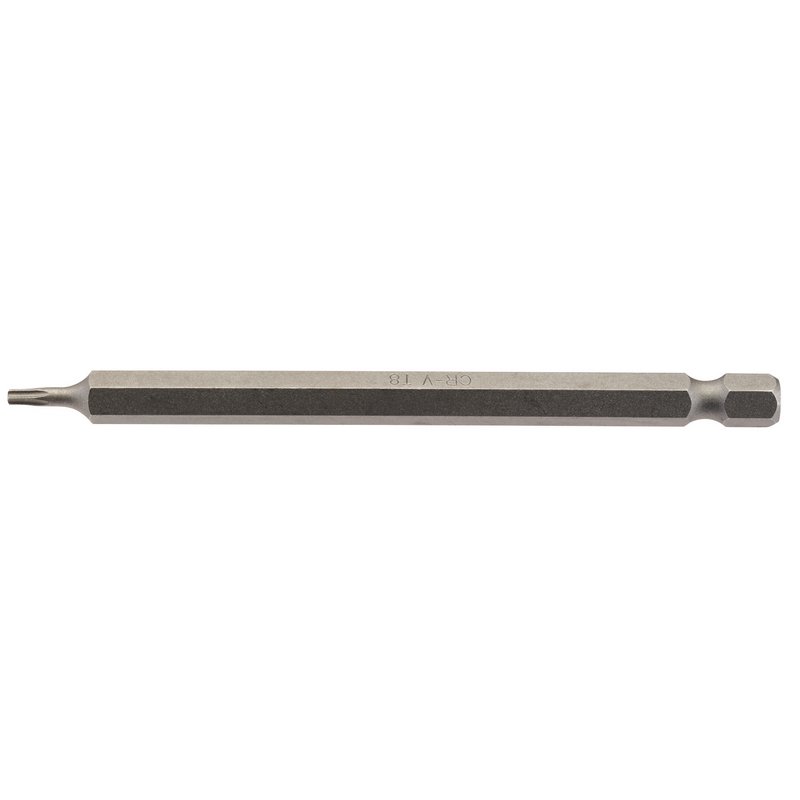 Draper TX-STAR® Insert Bit, 1/4" Hex, 100mm Long, T8 (Pack of 1)