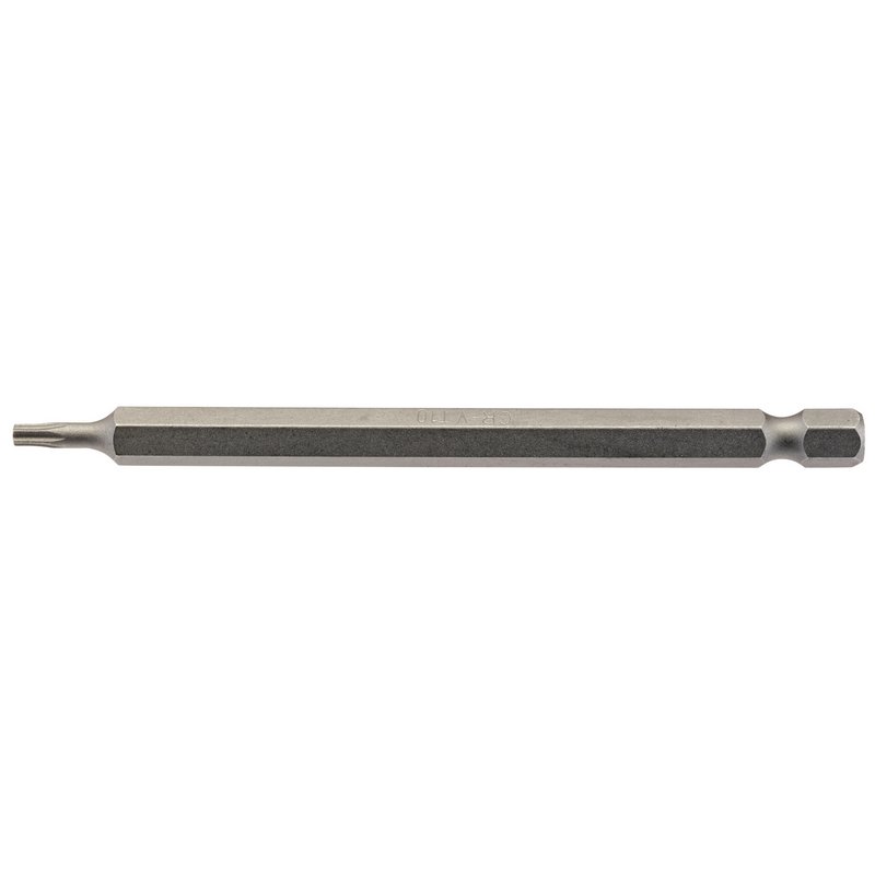 Draper TX-STAR® Insert Bit, 1/4" Hex, 100mm Long, T10 (Pack of 1)