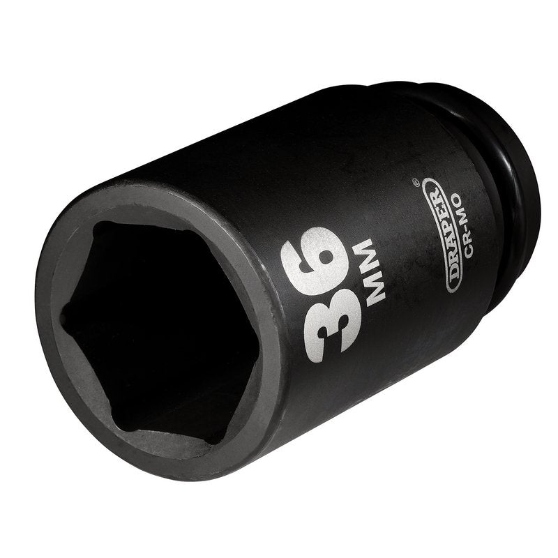 Draper Hi-TORQ® Deep Impact Socket, 3/4" Sq. Dr., 36mm