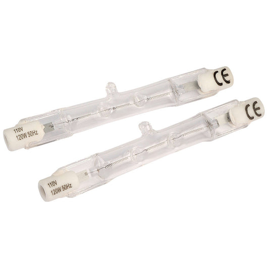 PAIR OF SPARE BULBS 110V/120W