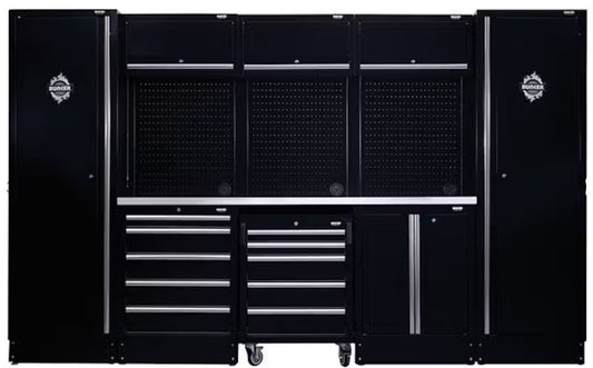 BUNKER® 16 Piece Modular Storage Combo with Worktop, 3240mm