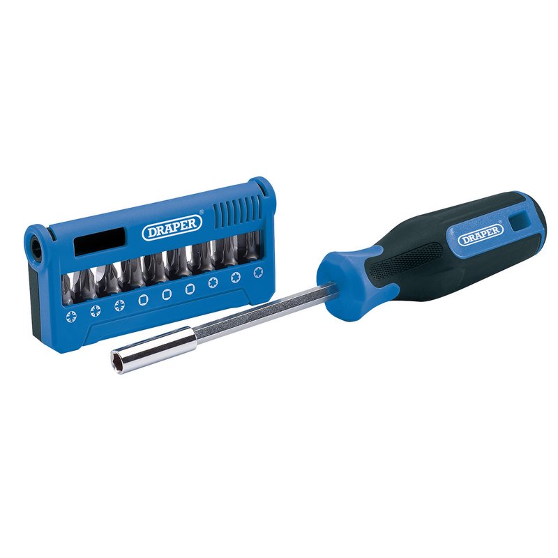 Draper Screwdriver and Bit Set (19 Piece)
