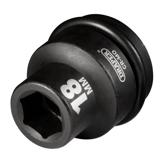 Draper Hi-TORQ® Impact Socket, 3/4" Sq. Dr., 18mm