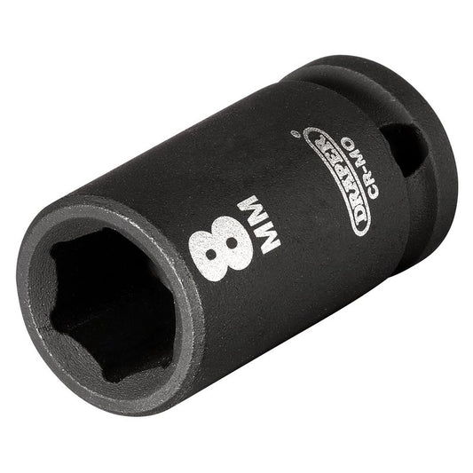 Draper HI-TORQ® 6 Point Impact Socket, 1/4" Sq. Dr., 8mm