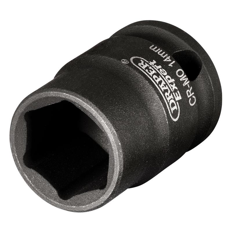 Draper HI-TORQ® 6 Point Impact Socket, 3/8" Sq. Dr., 14mm