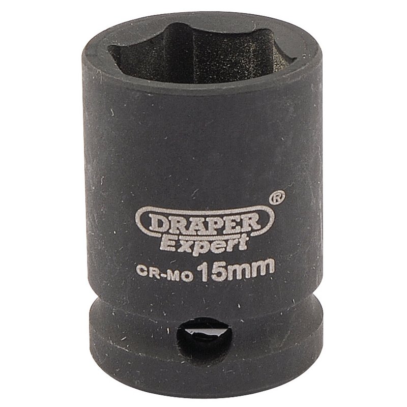 Draper HI-TORQ® 6 Point Impact Socket, 3/8" Sq. Dr., 15mm