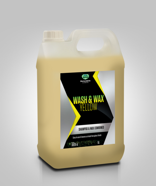 Wash & Wax Yellow 5 litre