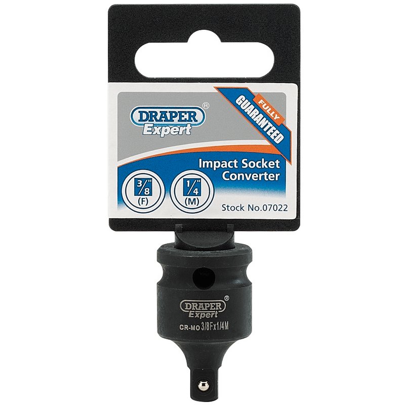 Impact Socket Converter, 3/8"(F) x 1/4"(M)