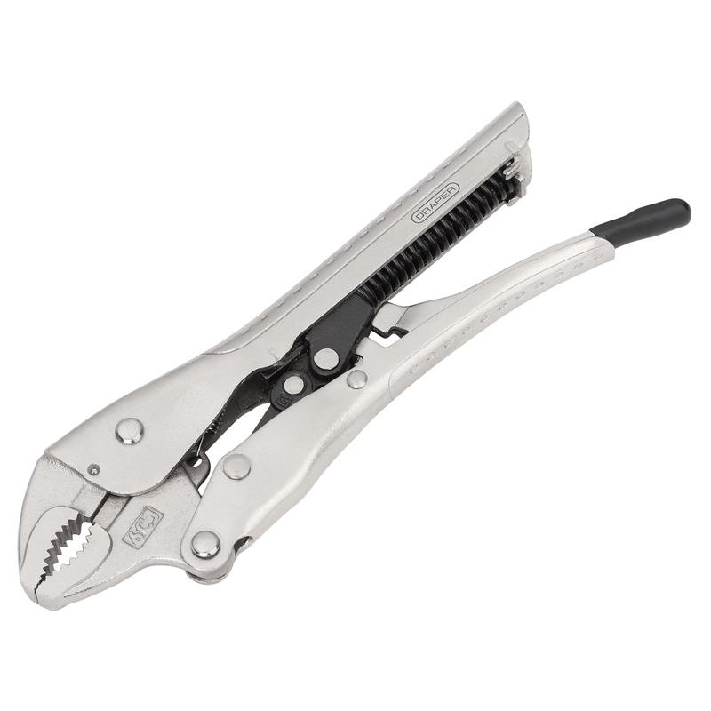 NEW Curved Jaw Auto Locking Pliers, 175mm