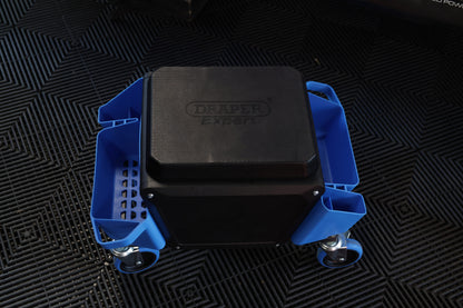 Draper Work Stool, Blue