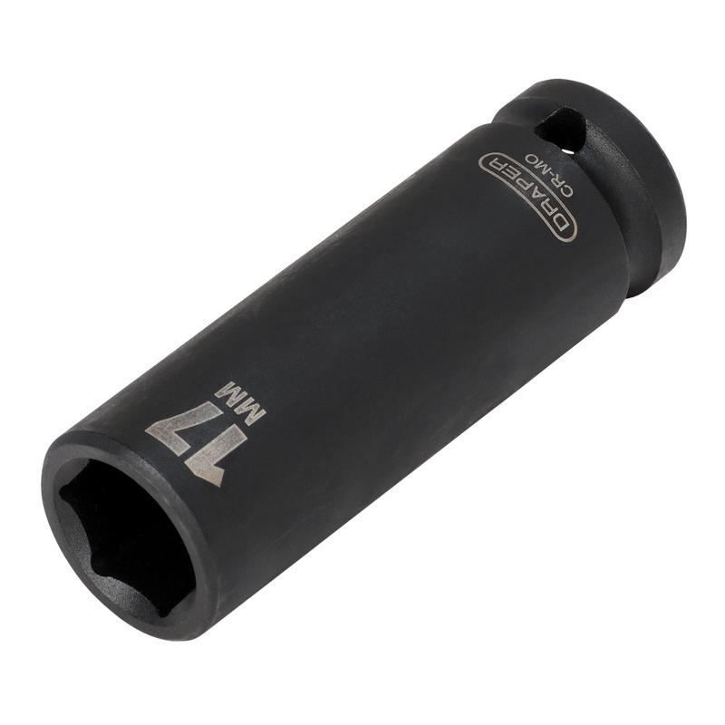 Draper HI-TORQ® Deep Impact Socket, 1/2" Sq. Dr., 17mm